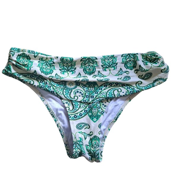 Cupshe Green Paisley Print Bikini Bottom - Picture 3 of 3